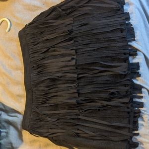 H and M Fringe Skirt